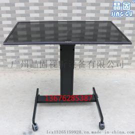 可倾角电视机移动架42-75寸广告一体机推车