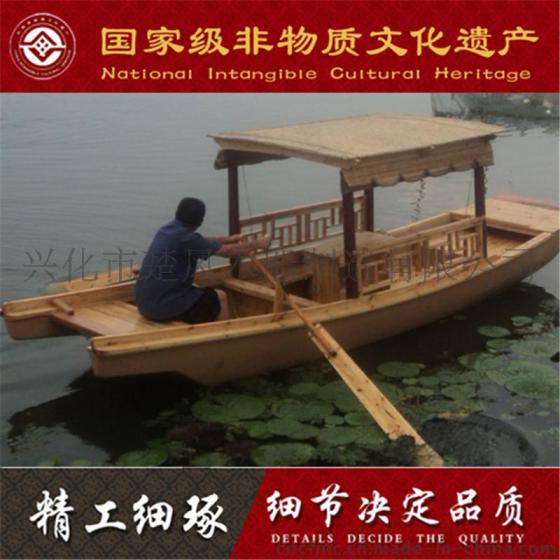 哪里出售小木船观光旅游木船定制浙江余杭木船