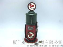 经典加油器音乐盒  复古中心转 双重功能带储钱罐 厂家批发