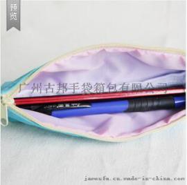 厂家直销纯色笔袋 加工定做印logo铅笔袋 简单便宜方形广告包