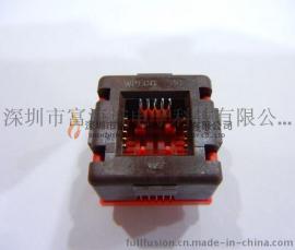 wells-cti IC插座 647C1202112 PLCC20PIN 1.27MM间距
