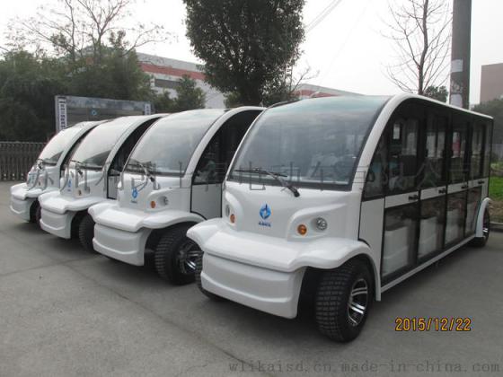 全新款十一座全玻璃观光车，考拉款封闭观光车