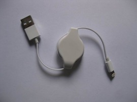 iphone5手机USB伸缩线数据线