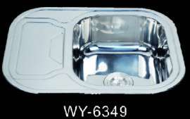 WY-6349 63*49CM 不锈钢水槽俄罗斯款式