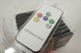 LED Remote Control 红绿蓝黄白5色却换遥控器
