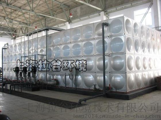 上海拉谷 20m3不锈钢水箱