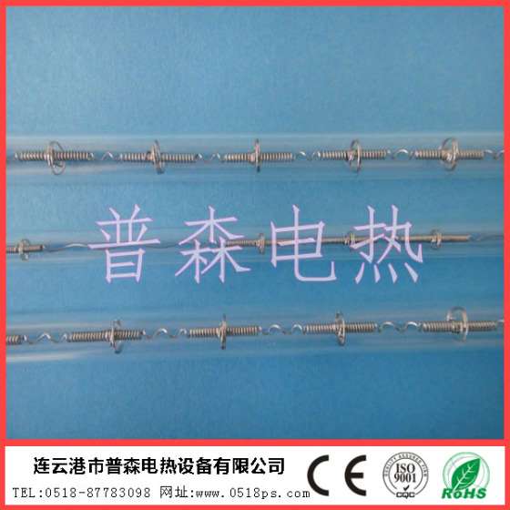 特殊钨丝发热管，特殊设备专用钨丝发热管，石英玻璃钨丝发热管