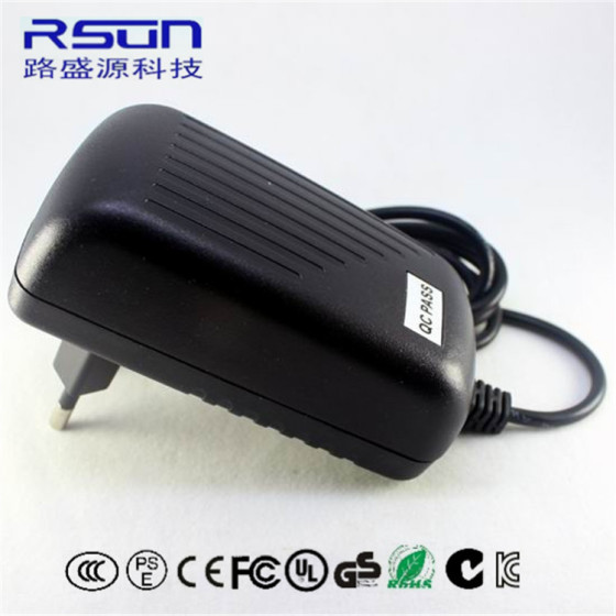 路盛源-12V3A欧规电源适配器CE认证电源广告机电源