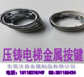 东莞代加工压铸锌合金电梯按钮