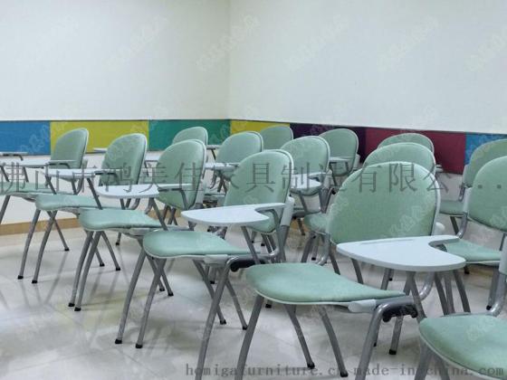 学生培训椅，加大写字板&旋转写字板学生培训椅广东鸿美佳厂家