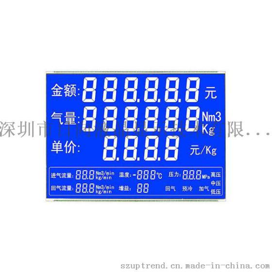 30个8字TN/HTN/STN/FSTN型笔段LCD液晶显示屏