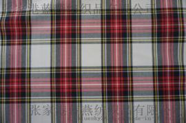 毛涤格子面料DSC000137
