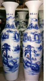 陶瓷大花瓶,景泰蓝花瓶