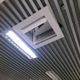 晶固行程1-6米双开门投影机电动会议升降器/盒式投影仪器天花吊架
