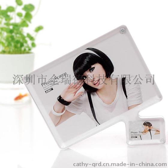 亚克力水晶挂墙式相框定制 A3营业执照框挂墙 公司税务执照框
