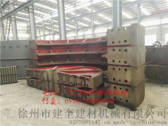 建奎2.2x7米国标铸钢材质热处理的球磨机大齿轮