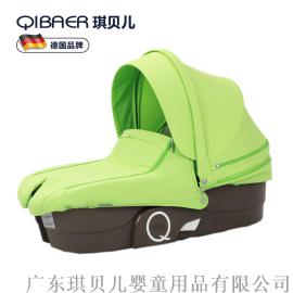 德国QIBAER婴儿推车睡篮 苹果绿