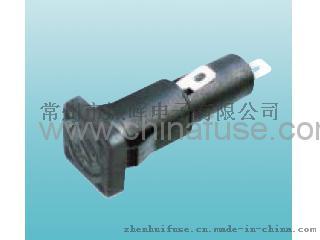 普通保险丝座 高温阻燃塑料  黄铜镀银