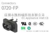 连接器（电源输入/输出插座）0720-FS/0721-PS