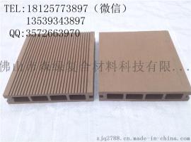 出口环保木塑地板防腐防蛀防水140-25单面空心板