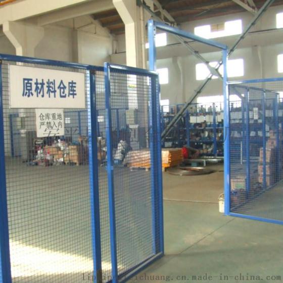 江苏高档厂区隔离网 绿  车间围栏网色蓝色机器人护栏网生产厂家