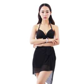 义乌2015新款分体比基尼女泳装 性感比基尼三件套批发货源