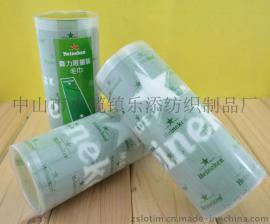 厂家直供订制广告创意礼品PVC筒装纯棉运动毛巾