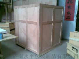 济南包装箱厂家定做钢带木箱实木托盘木箱 出口托盘