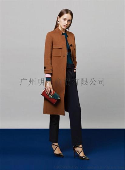 双面羊绒大衣服装品牌女装折扣批发就到广州明浩