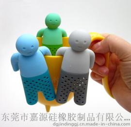 硅胶泡茶包 小人茶先生滤茶器  硅胶茶叶包