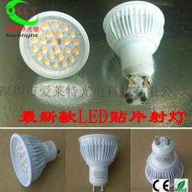 最新款2835贴片LED灯杯射灯 85-265V宽电压 出口欧美 可做调光