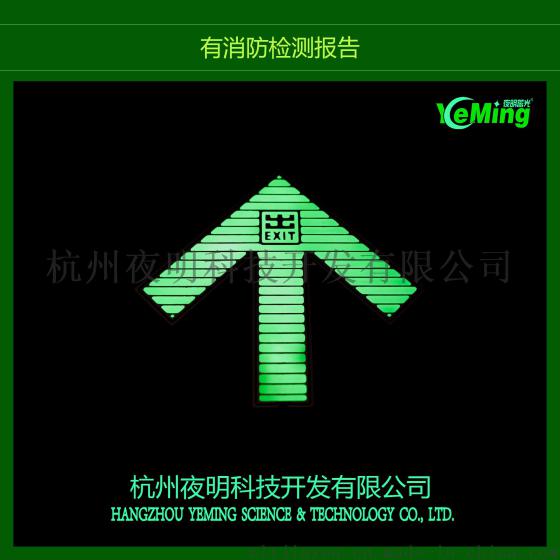 夜光地铁标识  发光消防安全出口指示发光地标