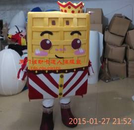 厦门炫动卡通供应重庆饼干人偶服装