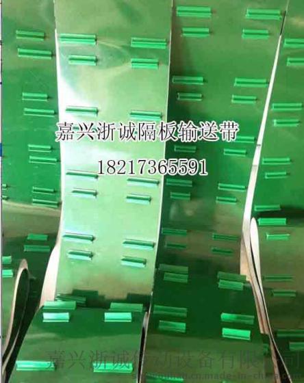 隔板输送带 裙边挡板输送带