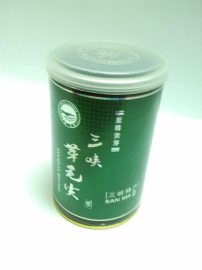 供应马口铁茶叶罐 密封食品罐 毛峰茶叶罐 塑胶盖茶叶罐