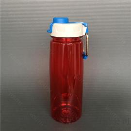Youth热销800ML塑料太空杯提盖吸嘴tritan运动水壶户外广告太空杯