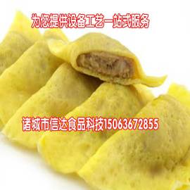 信达蛋饺蛋皮机器，蛋饺技术培训