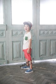 品牌厂家童装库存放货 爸爸做的衣服 夏季男童简约T桖分份批发