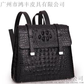 女士真皮双肩包订做|时尚韩版范背包工厂