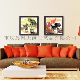 厂家直销公司办公室装饰画 会客室装饰有框画 一件代发 接受定制